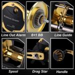 Trolling Reel Saltwater Level Wind Reels, Drag Reels Boat Fishing Ocean Fishing 