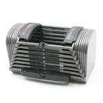 POWERBLOCK SPORT 50 ADJUSTABLE DUMBBELL SET, 50 LBS PER HAND, 2PC - BLACK/GRAY