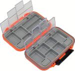 Fishing Tackle Box Lure Waterproof Compartments 2 Layer Storage Hard Case Hook