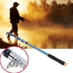 Heavy Duty Carbon Fiber Retractable Fishing Rod Pole Sea Freshwater Saltwater