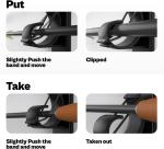 Wall Mount Fishing Rod Holders,Vertical Fishing Pole Storage Rack for Garage