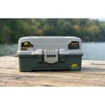 Fishing Tackle Box One Tray Gear Hooks, Bait Storage, Cantilever-tray Design