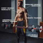 Adjustable Dumbbells, 10/20/ 30/ 40KG (23/44/67/89LB)  2IN1 SET - PVC AND CEMENT