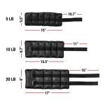 Adjustable Arm Leg Weights Wrist Ankle Workout, 2.5-Pound Pair (5 lb Total)