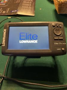 Lowrance Elite-7 With Transducer That Will Mount To Trolling Motor Or Transom