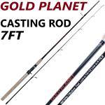 Fishing Pole Spinning Casting Rod 7 8 9 FT Carbon Fiber Medium Fast Lightweight