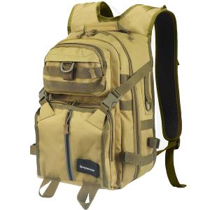 25L fishing backpack - 600D Oxford Water-Resistant, Large Capacity Dual-Shoul...