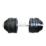 50lb Full Iron Dumbbell Adjustable Weight Fitness GYM Cast Iron Dumbbell Set