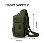 KastKing BlowBak Tactical Fishing Sling Bag - Waterproof Tackle Backpack w/ Rod