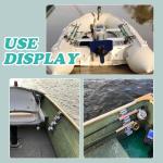 2 Pack Vertical Boat Fishing Rod Holders – Rod Rack with Straps for Deck Storage