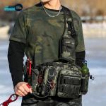 Fishing Tackle Bag Tactical Fishing Sling Tackle Storage Bag Lightweight 