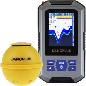Portable Fish Finder Large HD Display Wireless Fish Finder, Fish Finders & Depth