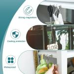 MAGXCENE 32 Pack Magnetic Hooks Heavy Duty, 25 lbs Strong Magnet Hooks