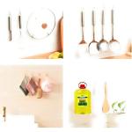 1~500 PCS Stainless Steel Adhesive Sticky Hooks Heavy Duty Wall Hook Hangers lot