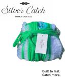 Cast Net Bait 5-10 Ft Mono Drawstring 3/8"-1/2"-1"-2" CHAIN Bottom. Best Quality