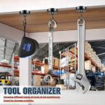 10 Pack 80LBS Heavy Duty Magnetic Hooks Magnet Hook for Hanging, Strong Magnetic