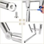 3 Tube Boat Fishing Rod Holder Stainless Steel Trident Outrigger Kite Fishing