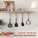 10 Pack 80LBS Heavy Duty Magnetic Hooks Magnet Hook for Hanging, Strong Magnetic