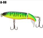 Topwater Fishing Lures with Hooks Crankbait Bass Trout Salmon Bait Fishing US