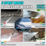 Electric Pressure Washer with Hose Reel 4300PSI Max 2.8GPM Power Washer Blue