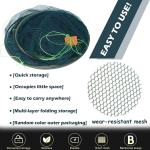 Foldable Fishing Landing Net Fish Catcher Network Crab Shrimp Mesh Trap for Kids