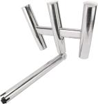 3 Tube Boat Fishing Rod Holder Stainless Steel Trident Outrigger Kite Fishing