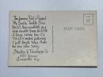 Vintage My Buddy Tackle Box Promotional Postcard Original Louisville Kentucky