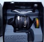 new in box ZEBCO OMEGA PRO 3 Z03PRO 3.4:1 W/10LB LINE 7 BEARING SPINCAST REEL