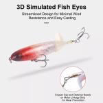 Artificial Bait Fishing Lures Whopper Plopper Hook Bait for Bass Pike Chub 03