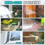 Electric Pressure Washer with Hose Reel 4300PSI Max 2.8GPM Power Washer Blue