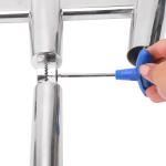 3 Tube Boat Fishing Rod Holder Stainless Steel Trident Outrigger Kite Fishing