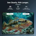 SUNMORN Underwater Fishing Camera with 4.3" HD IPS Screen, 220° Wide-Angle View, 50ft Waterproof Cable & 6000mAh Battery – Ideal for Ice, Lake, Boat and Kayak Fishing