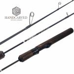 ICE FISHING ROD 41 In. Lake Trout, Mackinaw Hand Carved HANDLE. LIMITED