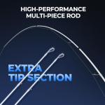 KastKing Centron Lite Travel Spinning Fishing Rod and Reel 6'6" ML 2000 Reel Spinning