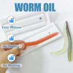 Eupheng Worm Oil for Soft Plastic Fishing Lures, Easy Release Lubricant for Bait Making Tools, Non-Stick Formula for Hand-Poured Soft Baits
