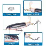 10pcs/set  Mixed Bionic Fishing Lures Minnow Hard Artificial Bait Crankbait
