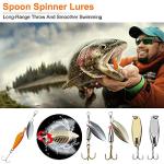 PLUSINNO Fishing Lures,108Pcs Tackle Box with Tackle Included, Crankbaits, Hooks, Weights, Fishing Accessories kit, Fishing Bait Lure Gear Kit Gift for Men Bass, Trout