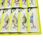 Lot of 30 Trout Spoon Metal Fishing Lures Spinner Baits Bass Tackle Colorful NEW