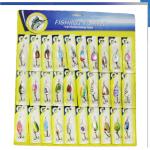 Lot of 30 Trout Spoon Metal Fishing Lures Spinner Baits Bass Tackle Colorful NEW