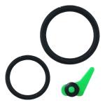 10 Silicone Fishing Rod Hook Keeper Rings