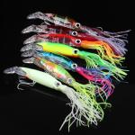 7pcs Long Cast Octopus Fishing Lures, 40g