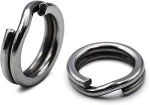 Natufish 50/100Pcs Stainless Steel Split Rings