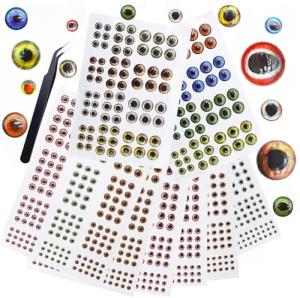 Assorted 3D 4D 5D Fishing Lure Eyes Set