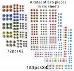 Assorted 3D 4D 5D Fishing Lure Eyes Set