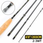 Portable Fly Fishing Rod - 6'8" or 7'6" Options