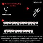 Men's 8mm Black Tungsten Fishing Line Ring