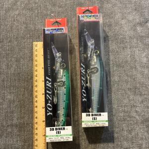 Yo-ZURI 3D Prism Sinking Fishing Lures - 2 Pack