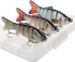 6-Segment Bass Minnow Swimbait Fishing Lures