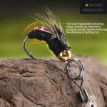 5PCS Trout Spinners for Bass and Salmon Fishing