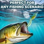 Topwater Frog Lures for Bass Fishing, 5 Pack